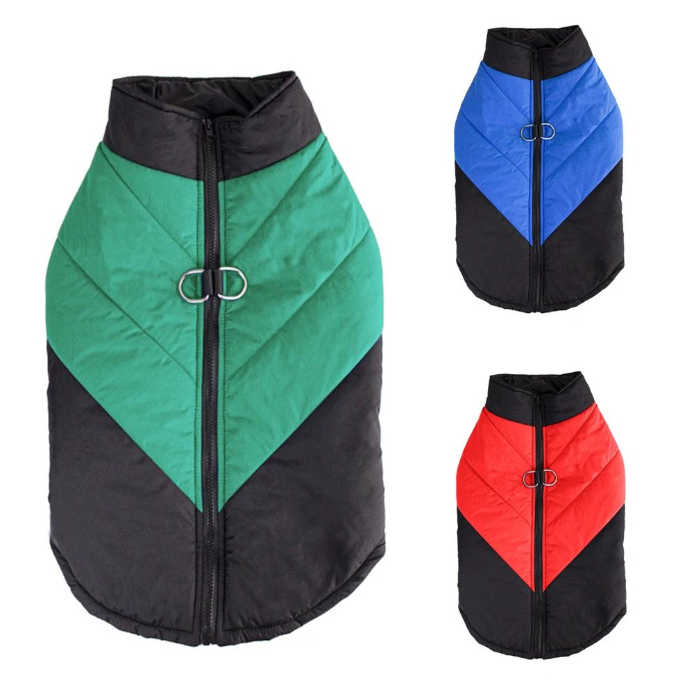 Chaqueta para perro, ropa cálida de invierno para perros pequeños, medianos y grandes, chaleco para mascotas a prueba de viento, abrigo, disfraz, Bulldog Francés, Yorkie, Pug, trajes - imagen 2