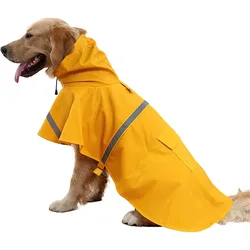 Chubasquero impermeable para perros – Reflectante con capucha