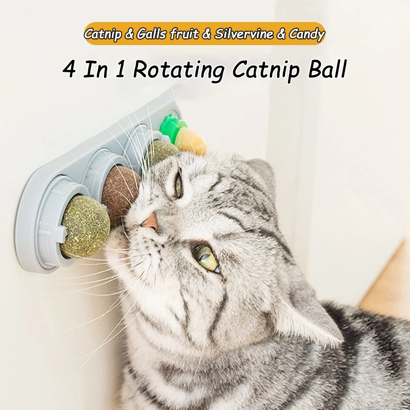 Juguetes interactivos para gatos con varita, ratón, campana y pelota