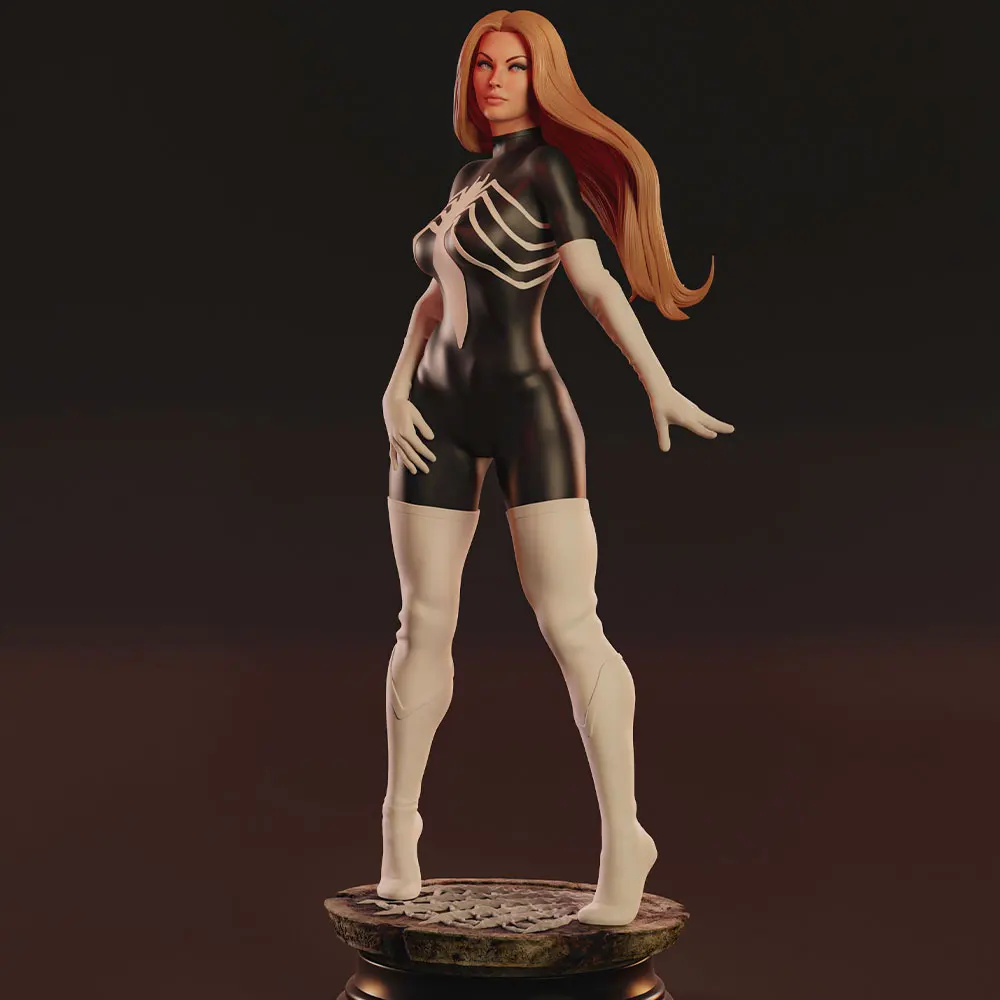 Figura de coleccion 1/24 de anime gris - sin montar y sin pintar