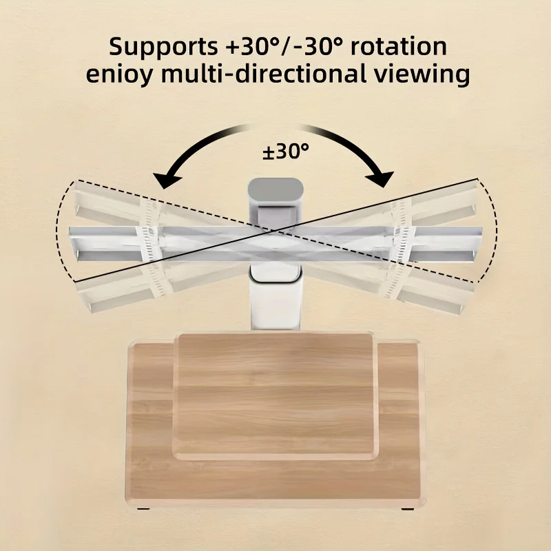 Carro de TV móvil para televisores de 26 a 75 pulgadas de hasta 99 libras, soporte de TV con ruedas, soporte para TV con ajuste giratorio y de altura - imagen 4