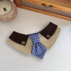 Pañuelo triangular de rejilla para perros y gatos – Lazo, babero