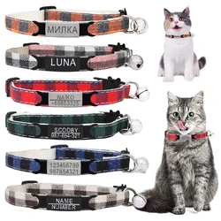Collar con placa ID para gatos y perros pequeños, incluye campana