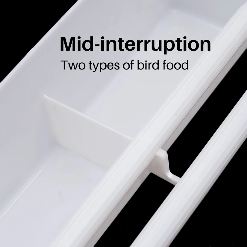 Comedero para pájaros, plato de alimentación, fácil limpieza, periquito, cacatúa, comedero de comida, dispensador de comida reutilizable para loros, suministros para mascotas рыadayΜд Lebo - imagen 4