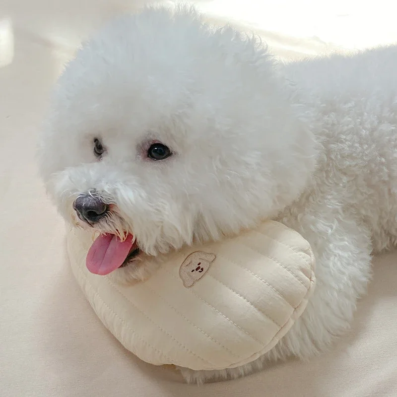 Almohada para perro, cojín para dormir para mascotas, almohada para el cuello de gato, ropa de cama portátil para mascotas, accesorios para perros, casa para gatos y cachorros, colchón para perros - imagen 3