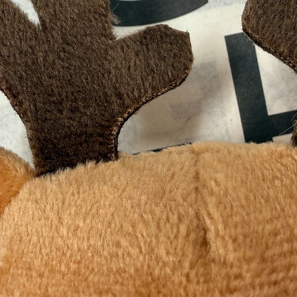 Juguete navideño de peluche para mascotas: forma de muñeco de nieve de reno de Papá Noel, juguete interactivo para perros resistente a masticar chirriante, - imagen 3