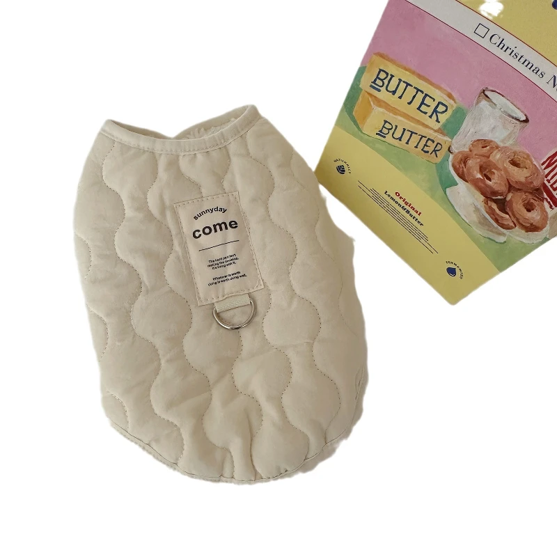 Abrigo de algodón a la moda para perros, ropa para perros, chaqueta para perros pequeños, ropa para gatos, cachorros pequeños, falda para perros de Otoño Invierno, Mascotas - imagen 5