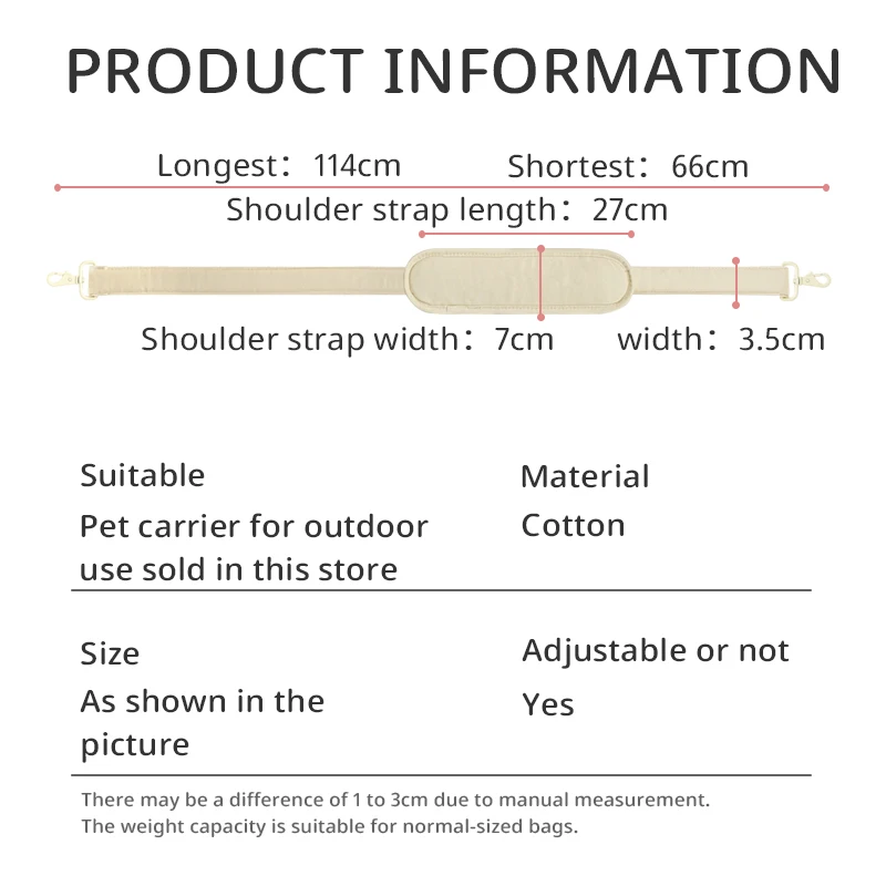 Accesorios para bolsas para mascotas Cinturón anticlinales Artículos para bolsas para mascotas para salir - imagen 2