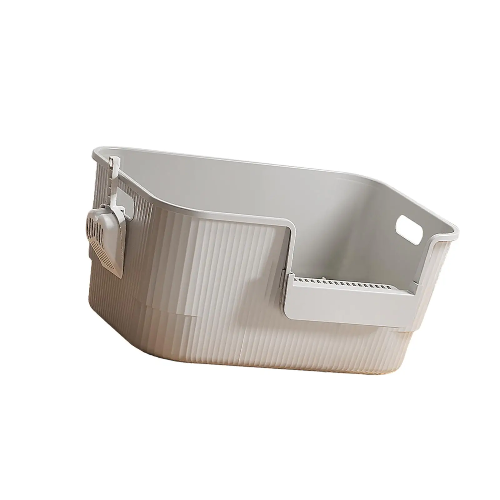 Cat Litter Box Kitty Litter Box Pet Cat Toilet Sand Cat Toilet for All Kinds of Cat Litter