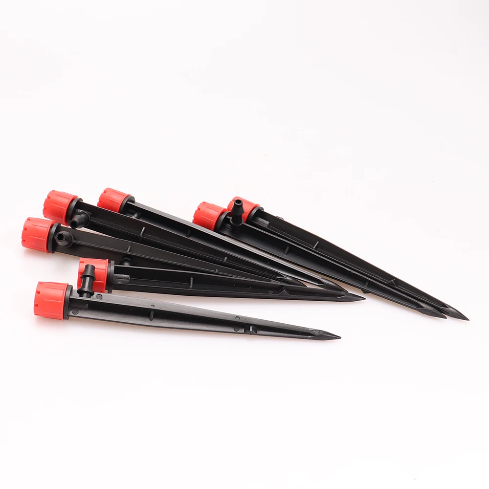 Aspersores de punta ajustables para jardín, sistema de riego por microinstrucción para invernadero, conector emisores de goteo para manguera de 4/7mm, 100 Uds. - imagen 4