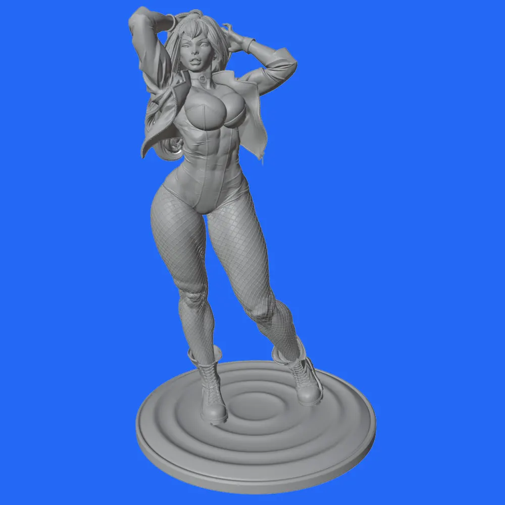 Kit modelo mujer artesanal 3D sin pintar para juegos rol y regalo