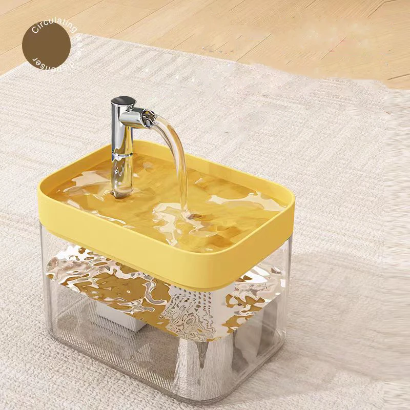 Fuente de agua para gatos ultrasilenciosa, filtro automático, bebedero para gatos, USB, eléctrico, silencioso, filtrado de recircular, dispensador de agua para gatos - imagen 3