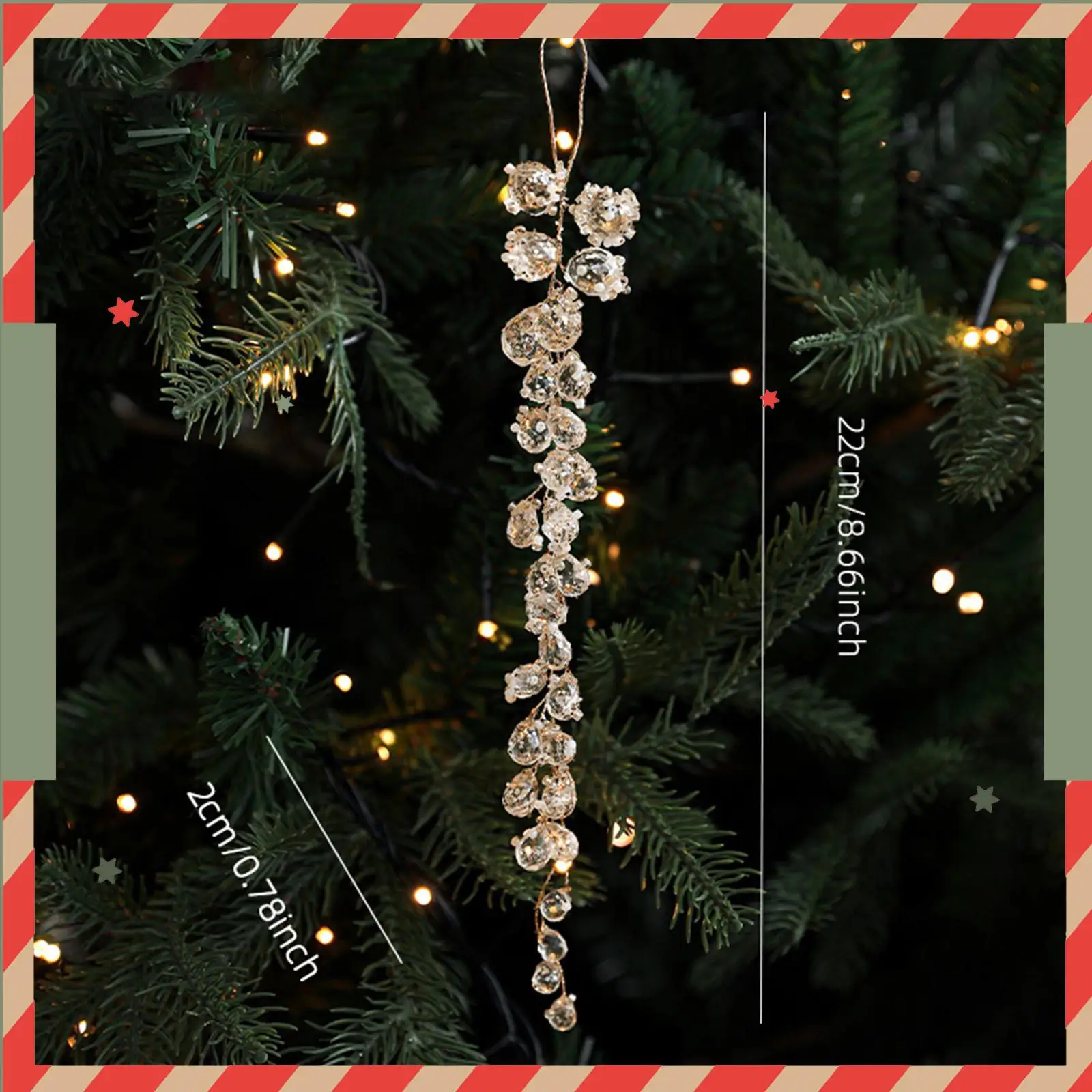 Christmas Hanging Ornament, Christmas Tree Decoration, Christmas Photo Prop,