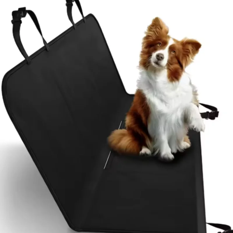 Soporte de seguridad seguro para mascotas, hamaca, funda para asiento de coche para perros, impermeable, similar a cuero, estera protectora para asiento trasero para mascotas viajantes - imagen 3