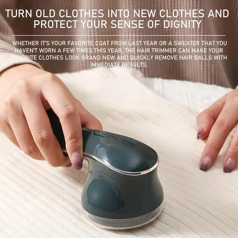 Removedor de pelusa eléctrico recargable, Defuzzer de suéter, afeitadora inteligente con pantalla Digital - imagen 3