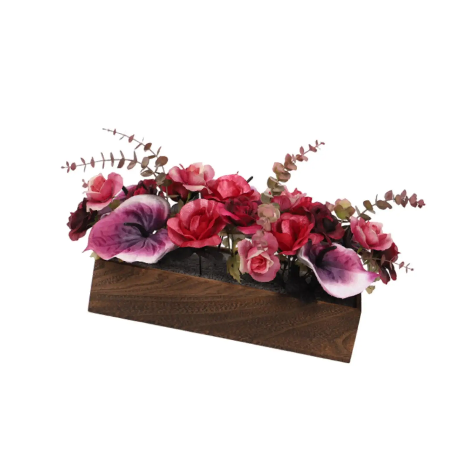 Artificial Pot Flowers Gift,Mini Potted Plants,Flower and Greenery,DIY Small Artificial Flowers for Tabletop,Bedroom,Mantle