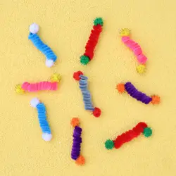 Juguete peluche para gatos – Bola de caramelo lanzable primavera