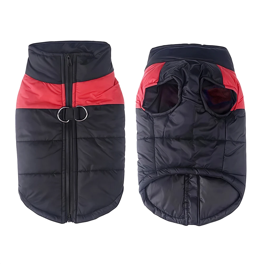 Ropa para perros grandes, chaqueta impermeable de invierno para perros medianos y grandes, disfraz a prueba de viento, abrigo cálido para mascotas, trajes de Navidad de pastor alemán - imagen 2