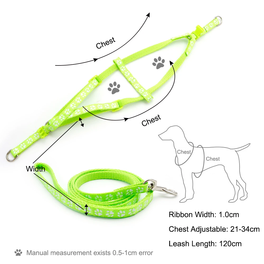 Venta al por mayor, 24 unids/lote, arnés para mascotas, juego de cables para caminar, accesorios antipérdida para caminar para perros y gatitos y cachorros - imagen 2