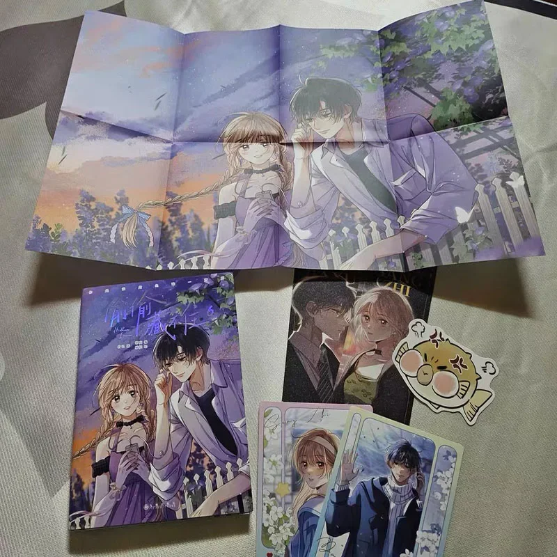 Juego de 3 libros de cómics de amor oculto, libro de cómics originales chinos, Volumen 1-3/4-6 Duan Jiaxu, Sang Zhi Youth Campus, Love Manga - imagen 4