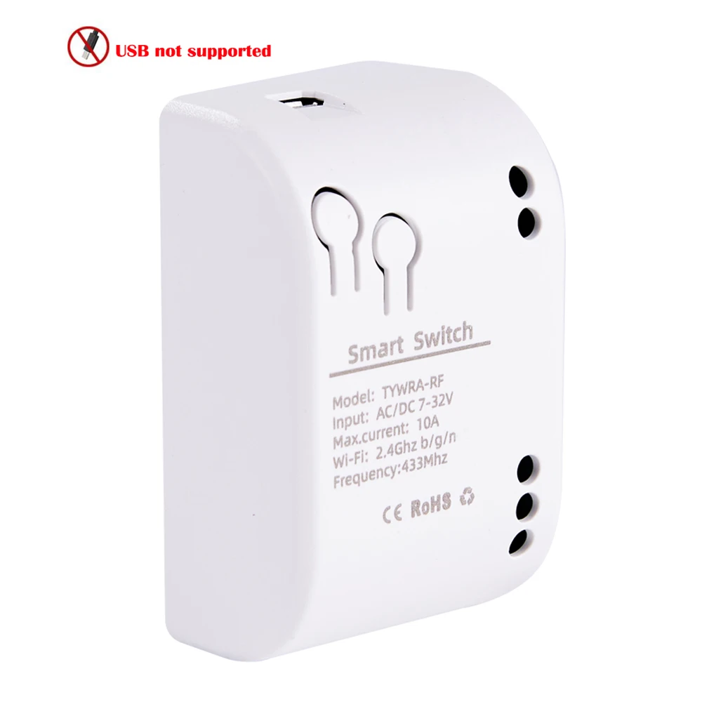 Interruptor inteligente WiFi Tuya 1CH - Control remoto por app y voz - imagen 4