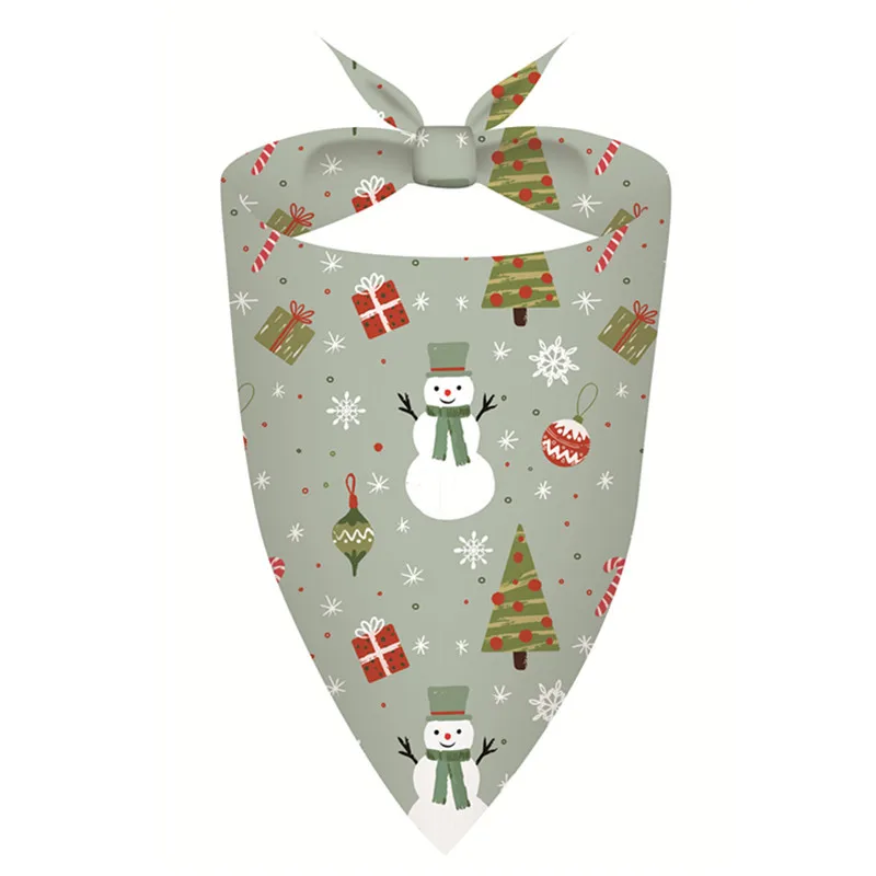 Dog Scarf Bandana Collar Bibs Cat Neck Decor Christmas Halloween Pet Supplies Puppy Cat Dog Accessories for Small Dogs - imagen 3