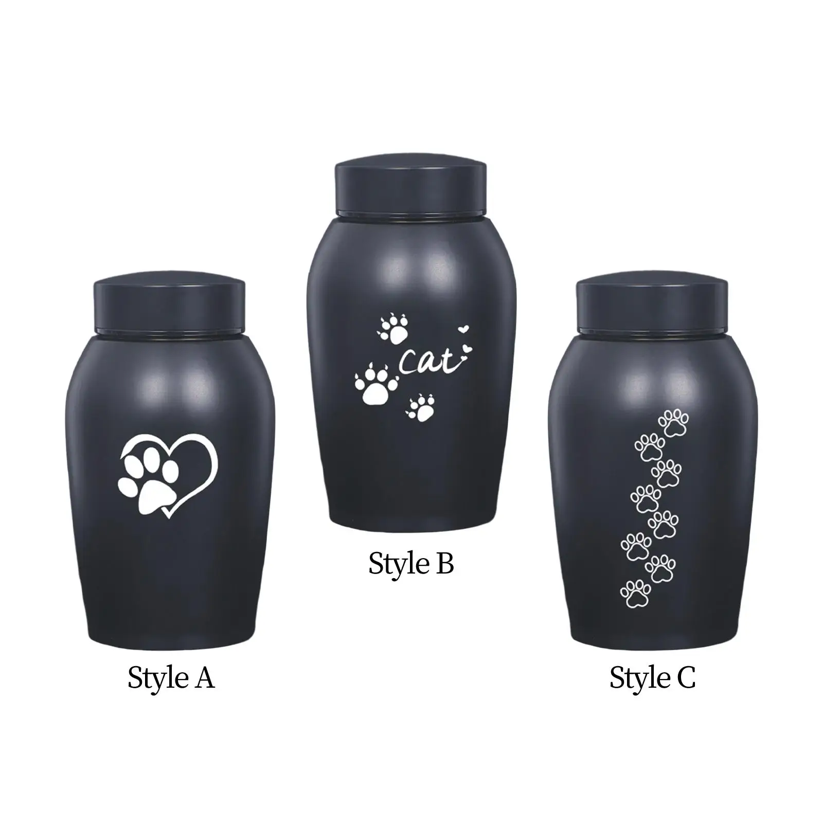 Urna funeraria de acero inoxidable para perros y gatos – cenizas - imagen 5