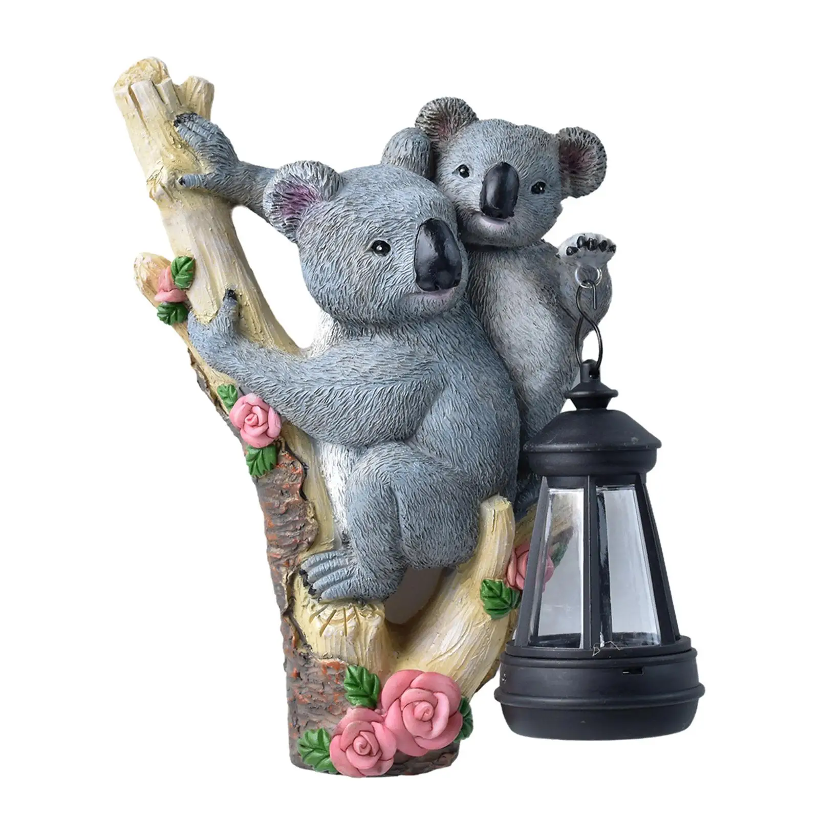 Solar Garden Statue Adorable Landscape Garden Craft Solar Powered Lawn Outdoor Decor