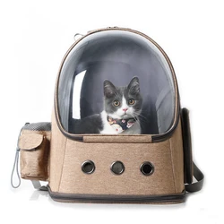 Transportín mochila ventilada para gatos y perros pequeños