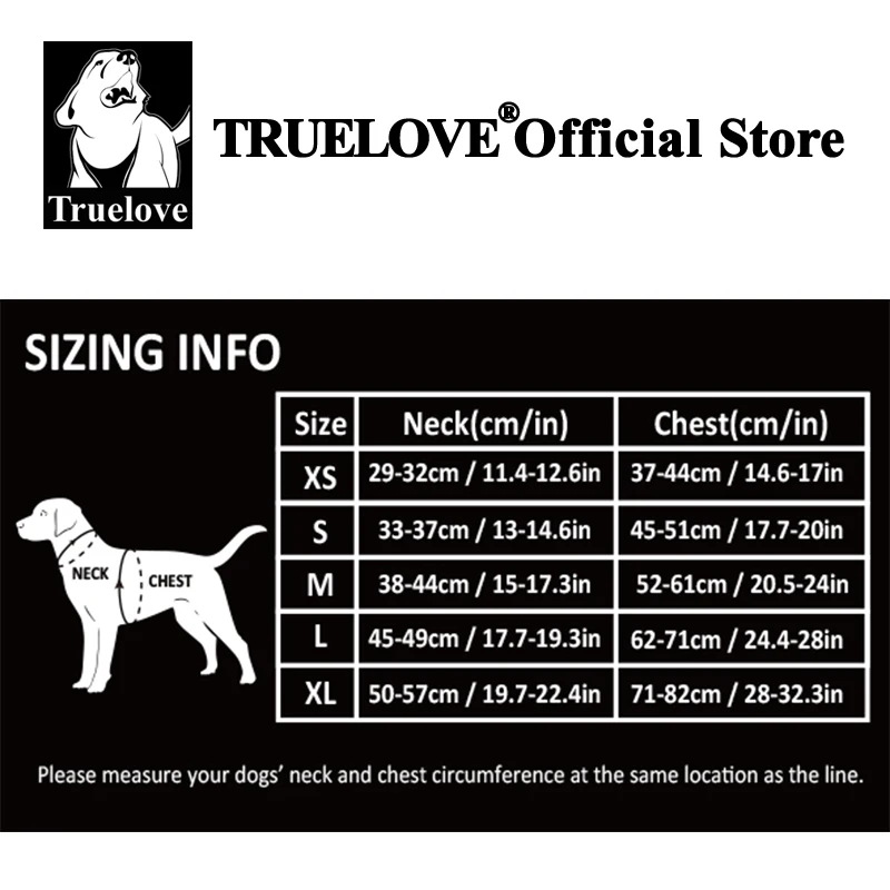 Truelove-Chaleco de seguridad para vehículos de mascotas, arnés ajustable para perros, ropa cálida y fresca, tela de malla transpirable, TLH2512 - imagen 4