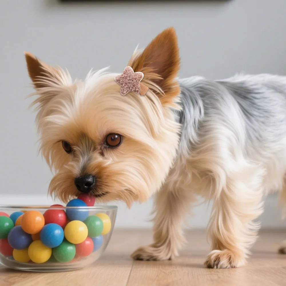 50 Uds. Pinzas para el pelo para perros pequeños y bonitos, clips de aleación para cachorros y perros, accesorios para el cabello, accesorios suaves y cómodos para el cabello para mascotas - imagen 3