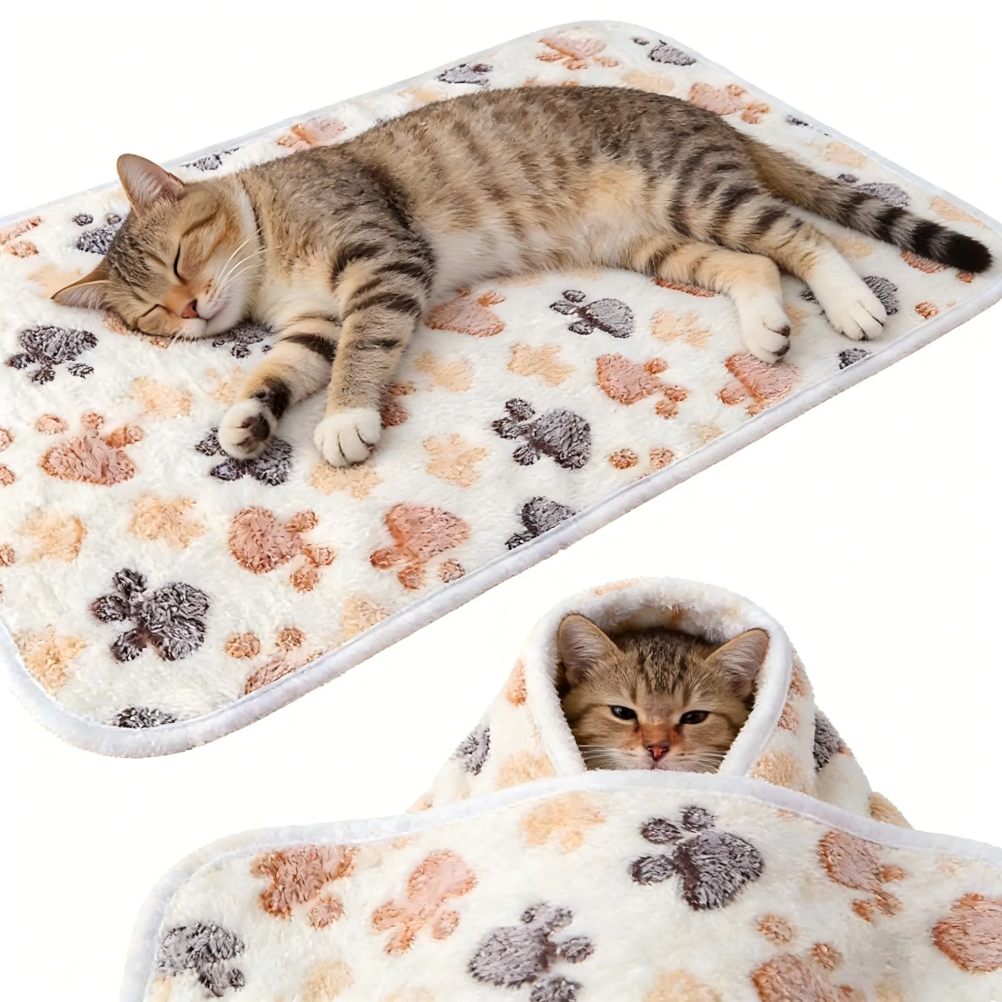 Manta suave y cálida para perros y gatos