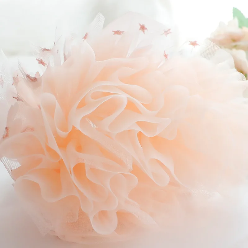 Vestido hecho a mano para mascotas, vestido de princesa para perros pequeños y gatos con flor 3d para perros pequeños, falda de tul adornada, vestido de novia - imagen 4