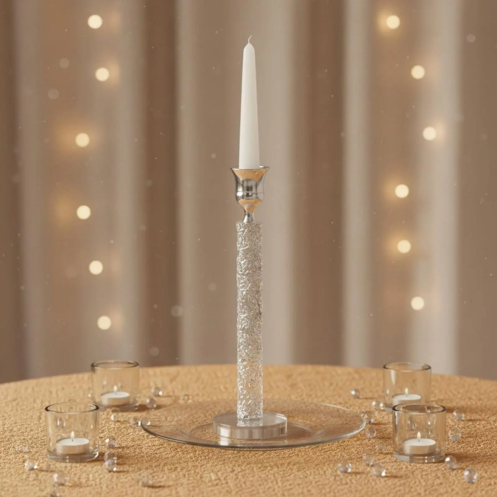 Candelabros de cristal nórdico para boda, apto gatos y perros - imagen 2