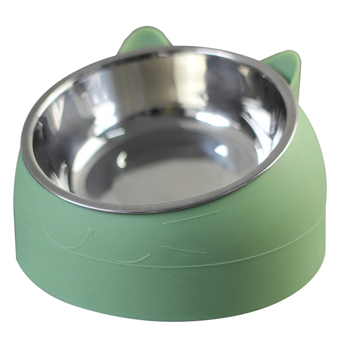 Cuenco elevado antideslizante acero inoxidable para perros y gatos - imagen 5
