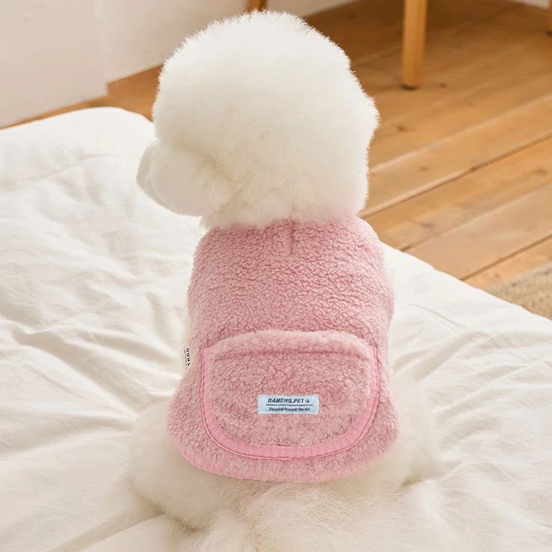 Abrigo de doble cara para perros, chaqueta cálida de invierno para cachorros, ropa gruesa para mascotas para perros pequeños y medianos, ropa de peluche para Chihuahua - imagen 5