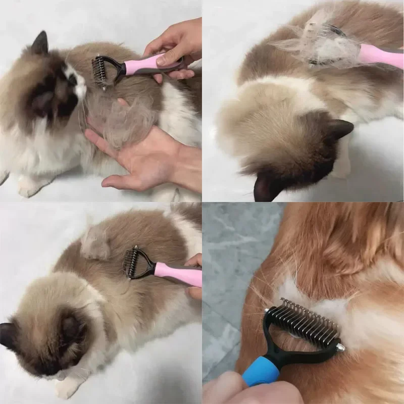 Pet Knot Comb Deshedding Brush Cat And Dog Hair Remover Puppy Grooming Tool Fur Knot Cutter for Cats And Dogs Pets Supplies