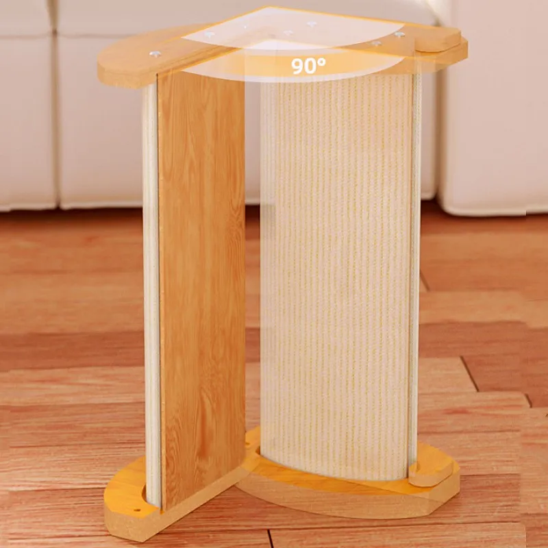 Rascador para gatos, tabla rascadora de madera, columna rascadora para gatos, garras, Protector de sofá, marco de escalada para gatos, productos para mascotas - imagen 4