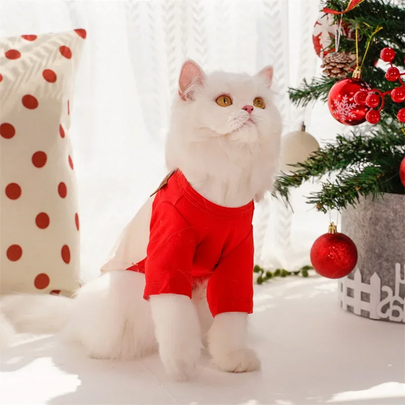 Ropa cambiante de Papá Noel para perro, oso de peluche, gato, suministros de ropa para mascotas, Halloween, Otoño e Invierno - imagen 5