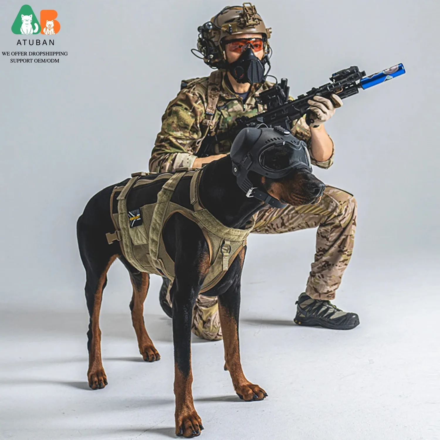 Casco protector para perros de trabajo y adiestramiento - imagen 5