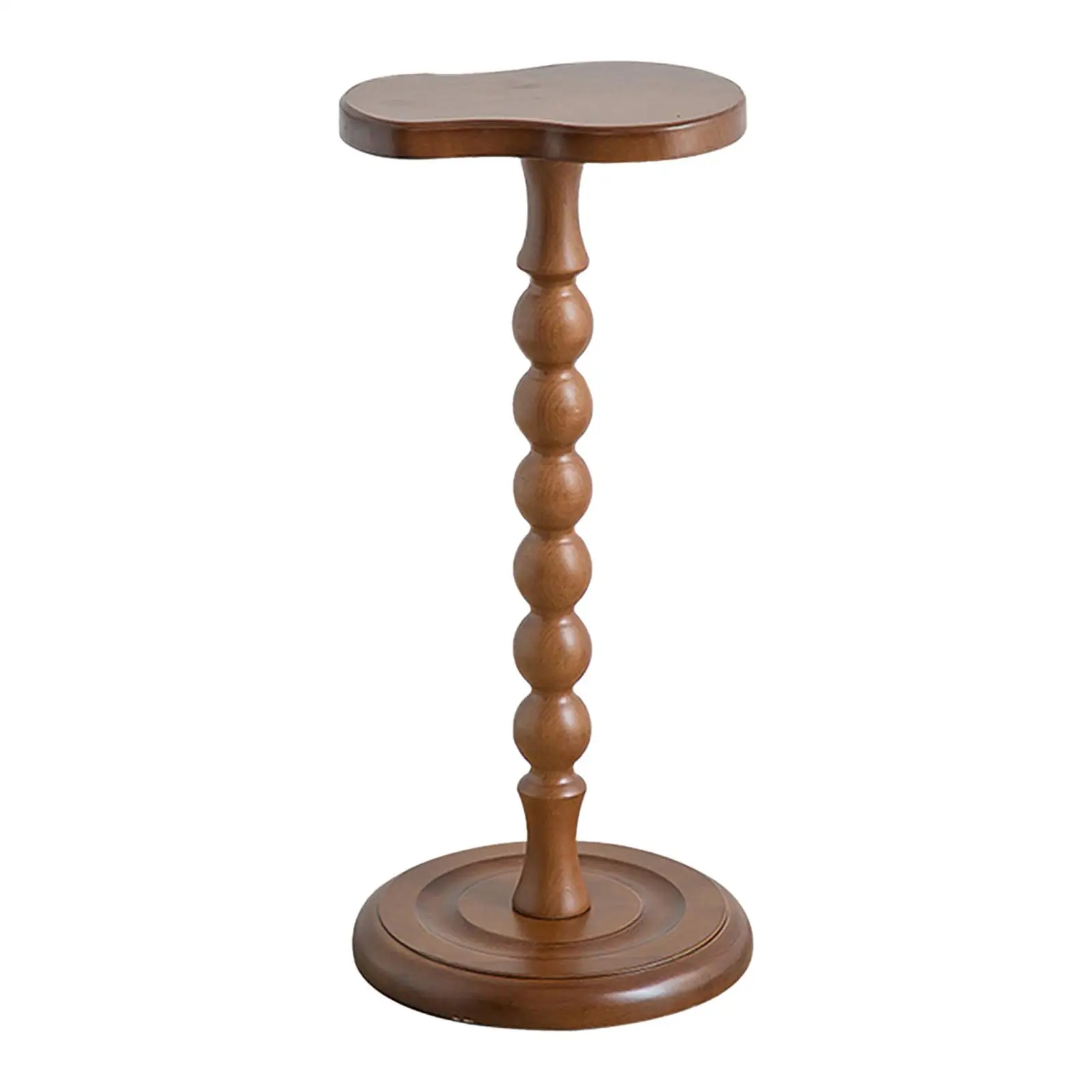 Wooden Side Table Modern Accent Entryway NightStand with Pedestal Leg Drink Table for Housewarming Indoor Outdoor Balcony Snack Wooden Side Table Modern Accent Entryway NightStand with Pedestal Leg Drink Table for Housewarming Indoor Outdoor Balcony Snack