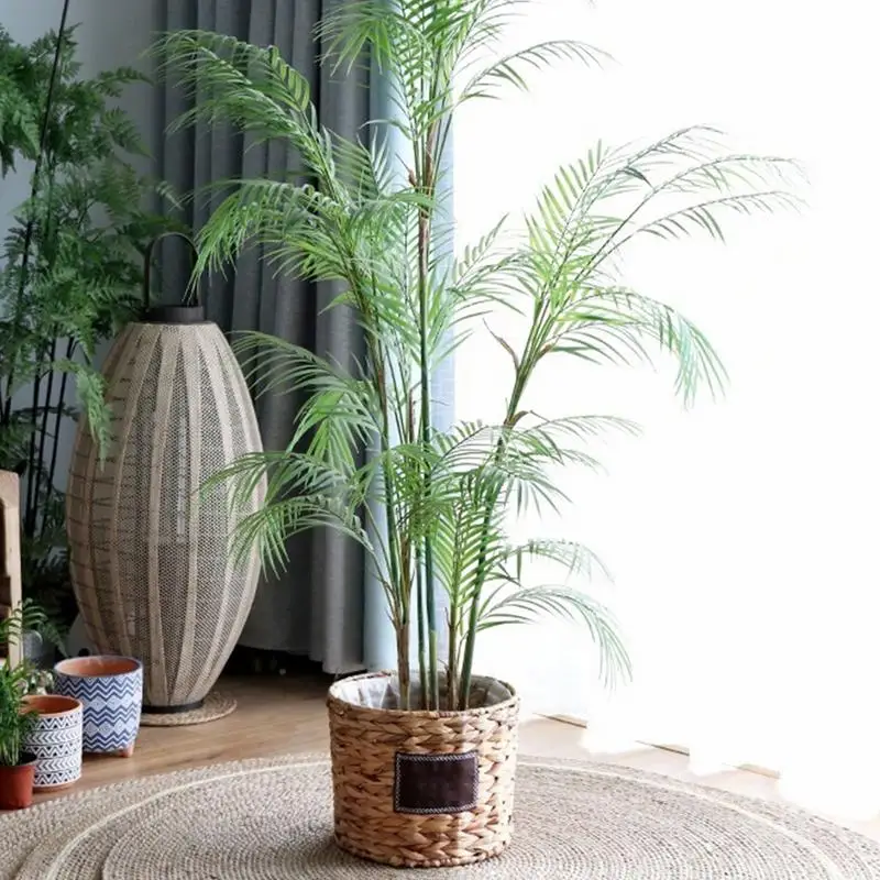 Cesta de maceta tejida a mano Natural, organizador elegante respetuoso con el medio ambiente para jardín, dormitorio y balcón - imagen 5