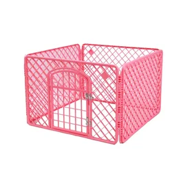 Jaula para perros pequeños y medianos – Casa de hierro con puerta