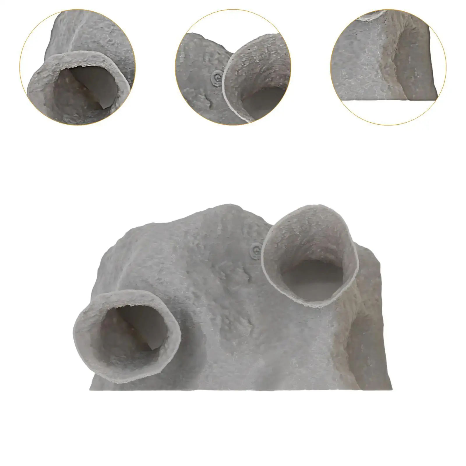 Fish Tank Cave Shelter Versatile Decorative Cichlid Reptiles Creative Betta Shop Accessories Hiding House Fish Tank Hiding Decor