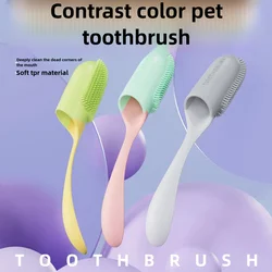 Cepillo dientes silicona para perros y gatos