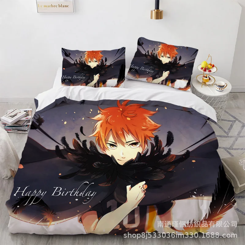 Cama acolchada para gatos y perros – Diseño voleibol Haikyuu - imagen 3
