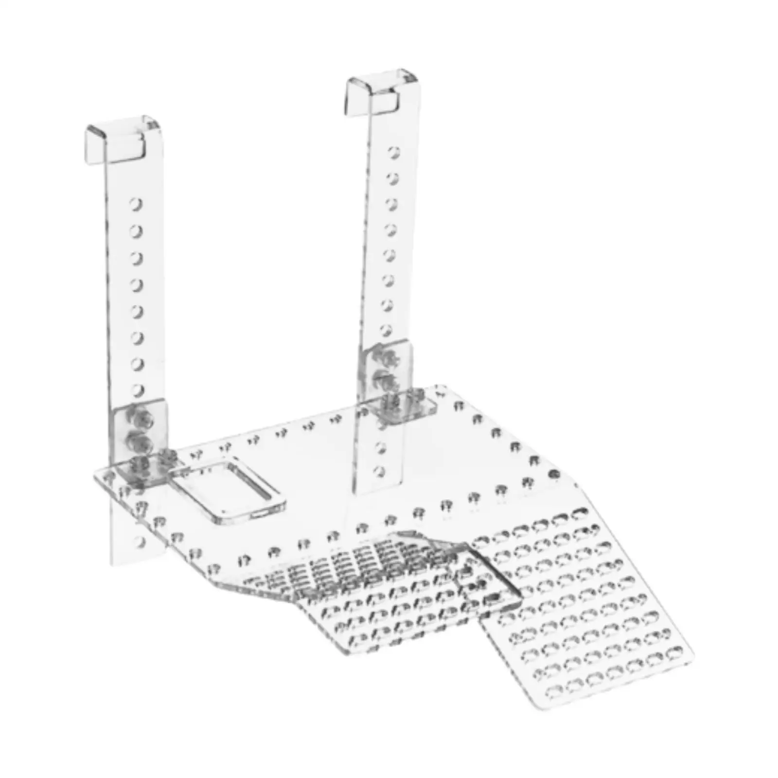 Acrylic Turtle Basking Platform Reptile Tank Ladder Turtle Ramp Climbing Shelf for Frog