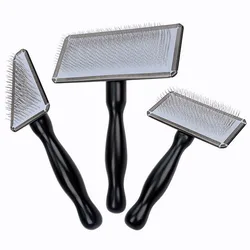 Cepillo de grooming madera para perros pelo largo y gatos