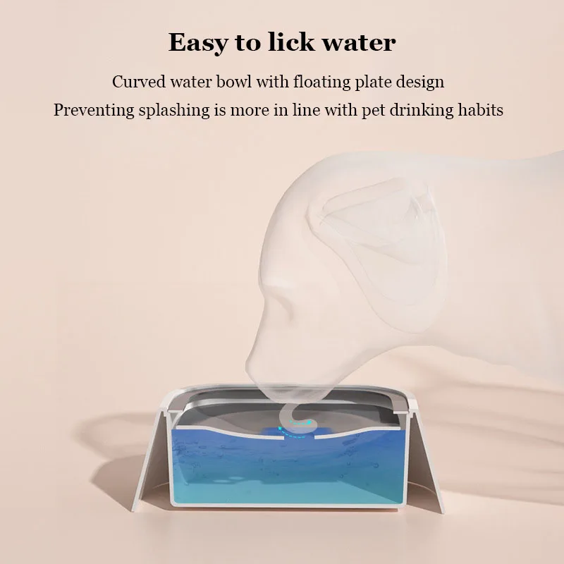 Botella de agua antidesbordamiento para perro y gato, dispensador de alimentación, cuenco flotante grande, accesorios para mascotas, 1,5 l - imagen 3