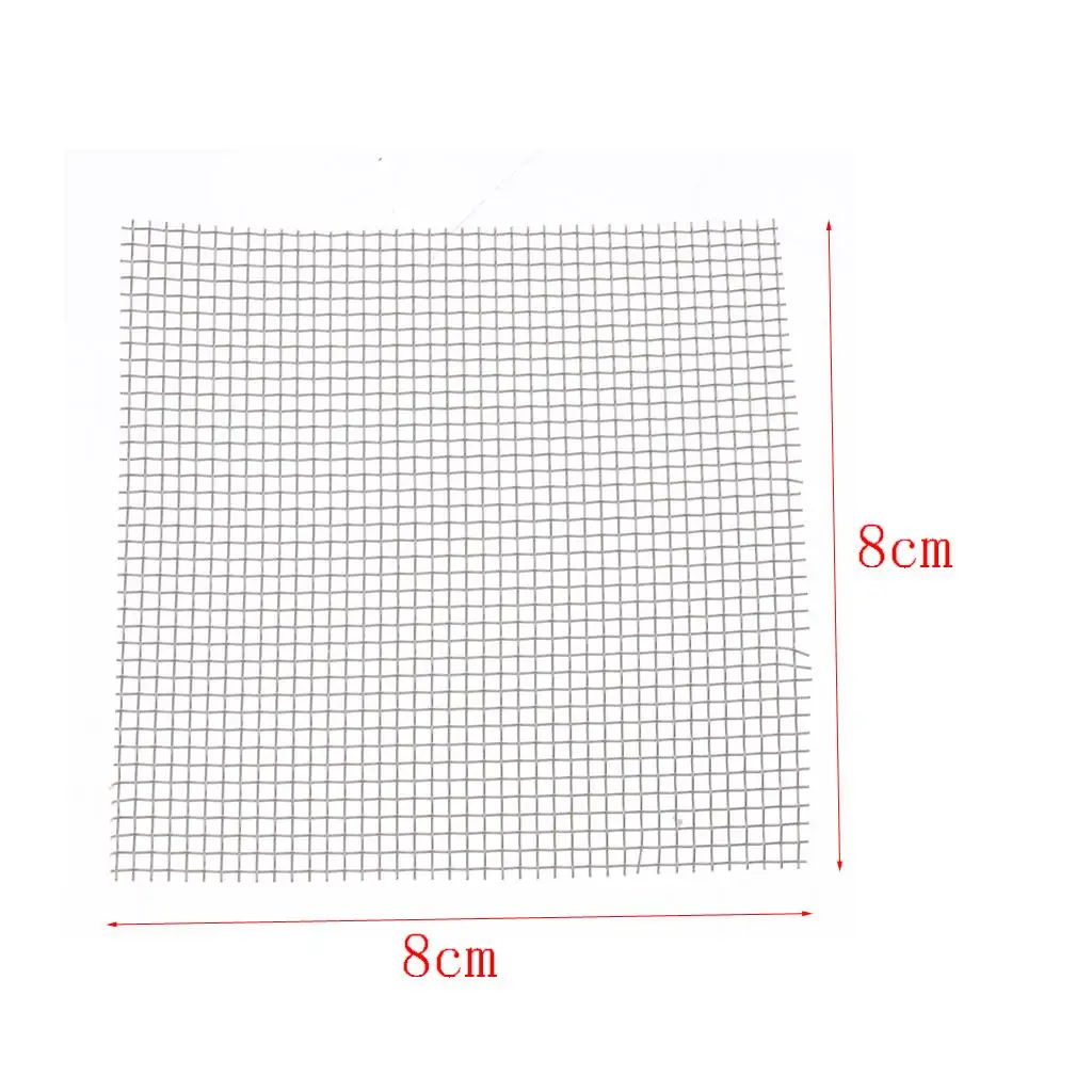 10x Aquarium Stainless Steel Wire Mesh Pad Plants Moss Net - Easy to Use with All Aquatic Plants